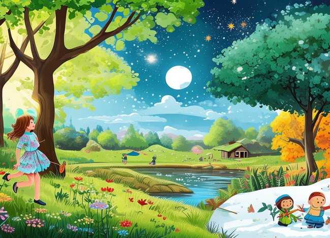 四季的故事绘本、四季的故事绘本内容