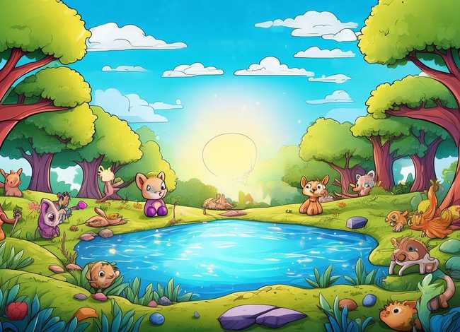 幼儿故事连环画4幅图、幼儿故事连环画4幅图片