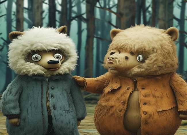 儿童睡前故事狼狈为奸 狼狈为犴寓言故事短文