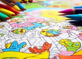 儿童填色画打印高清 - 儿童填色画打印高清图片