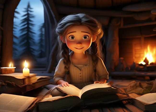 山区故事儿童读物、一位山区女孩的读书故事
