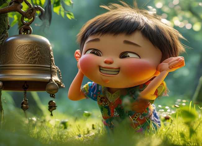 掩耳盗铃儿童故事带拼音，掩耳盗铃的故事加拼音