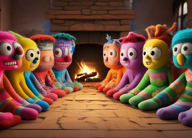 袜子故事儿童袜 - 幼儿园袜子的故事