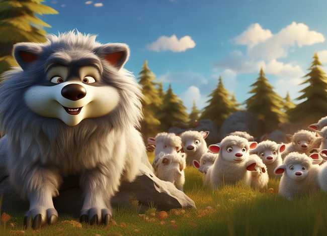 小羊和大灰狼的动画片（小羊和大灰狼的动画片名字）