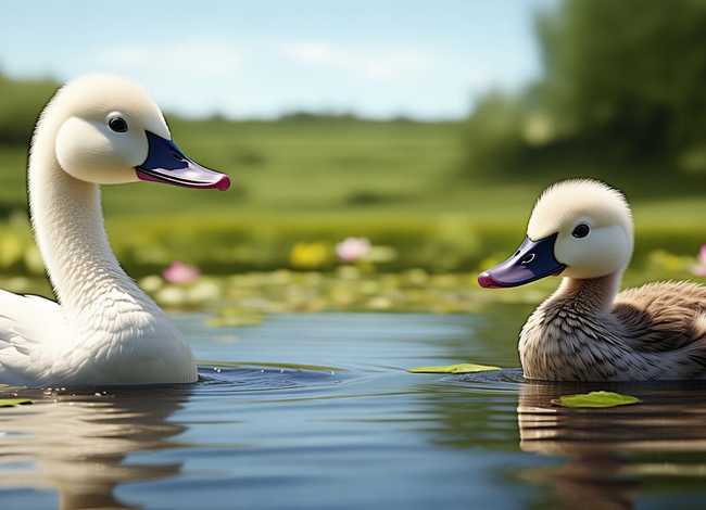 白小鸭和丑小鸭的故事 白小鸭和丑小鸭的故事原文
