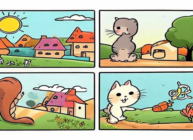 四格的故事配图插画 四格的故事配图插画简单 四格的故事配图插画 四格的故事配图插画简单