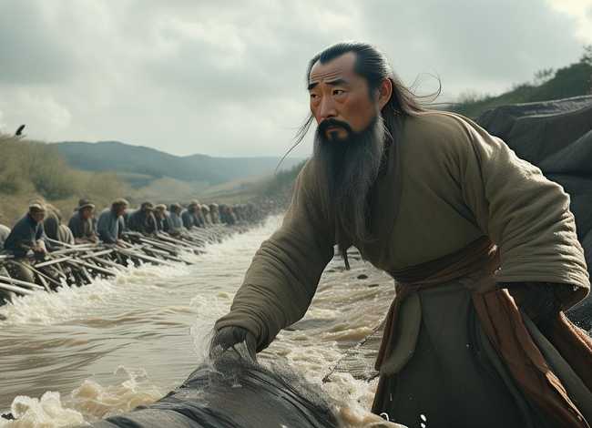 大禹治水的故事简单，大禹治水的故事简单描述一下