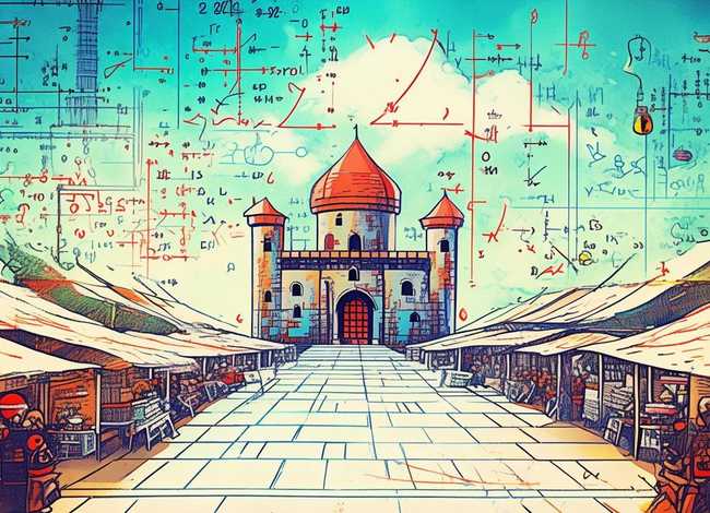 王国简笔画、数学王国简笔画