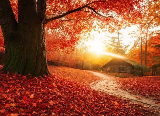 落叶故事图片 落叶故事图片大全