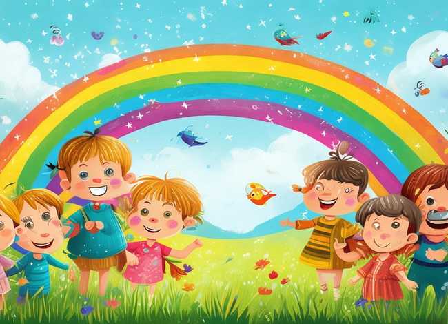 彩虹故事儿童、彩虹幼儿故事