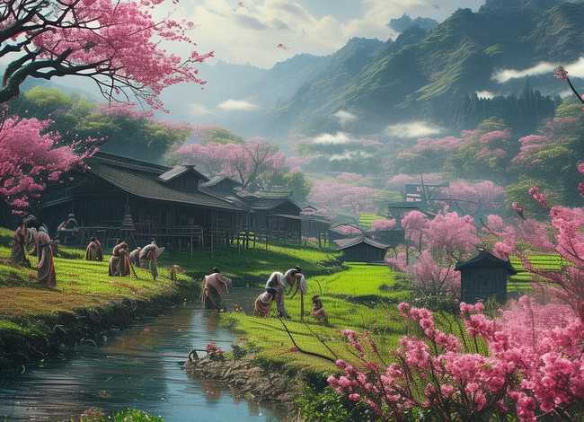 桃花源的故事主要内容，桃花源的故事主要内容30字