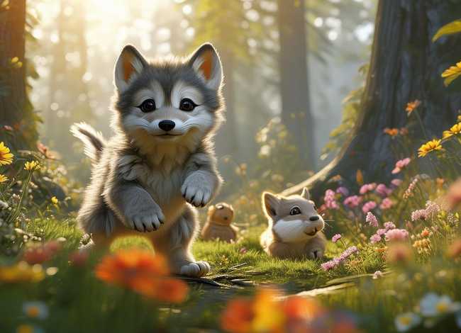 儿童故事《狼狼》（狼的幼儿故事）