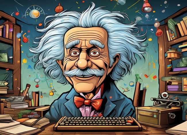 爱因斯坦的故事漫画；爱因斯坦的故事漫画图片