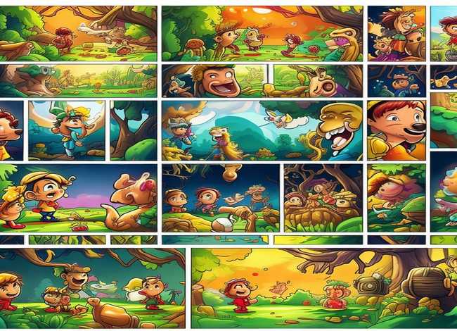 儿童连环画12张 - 儿童连环画12张怎么画