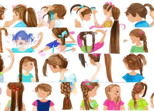 儿童辫子的编法大全 - 儿童辫子的编法大全有图解简单易学