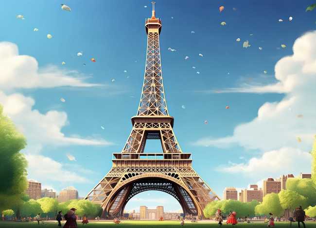 埃菲尔铁塔绘本故事；埃菲尔铁塔 绘本