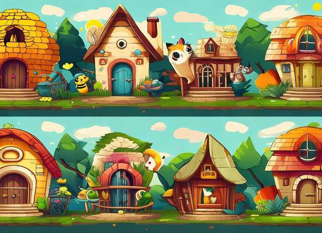 动物的房子绘本故事图片，动物的房子绘本故事图片大全