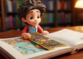 预言故事书（寓言故事书签制作三年级）