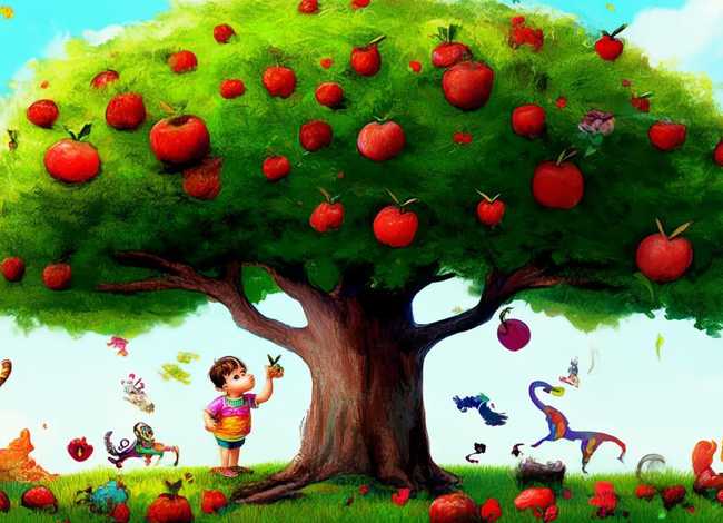 儿童苹果树故事视频 幼儿动画故事大全视频苹果树