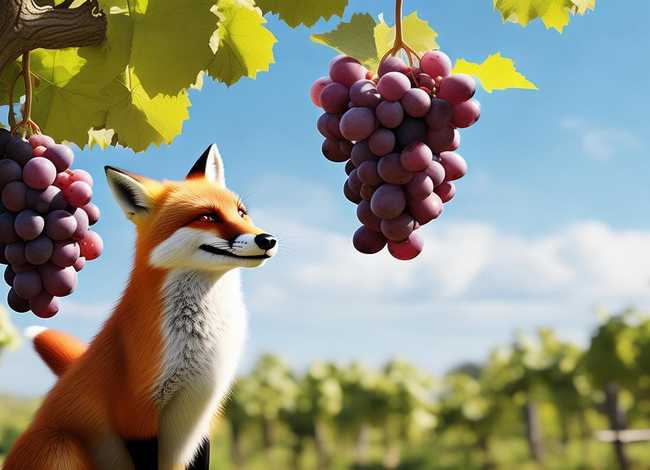 狐狸和葡萄的故事原文 狐狸和葡萄的故事原文及翻译