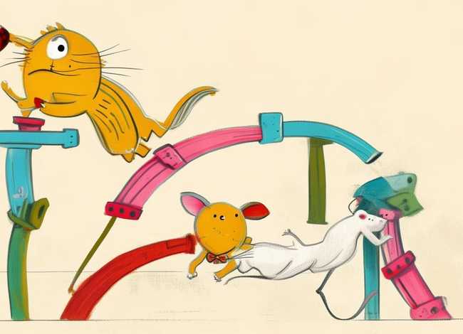 猫和老鼠儿童故事书 猫和老鼠的故事幼儿故事