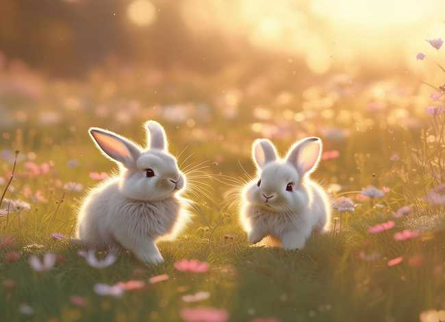 俩只兔子的故事 俩只兔子的故事图片