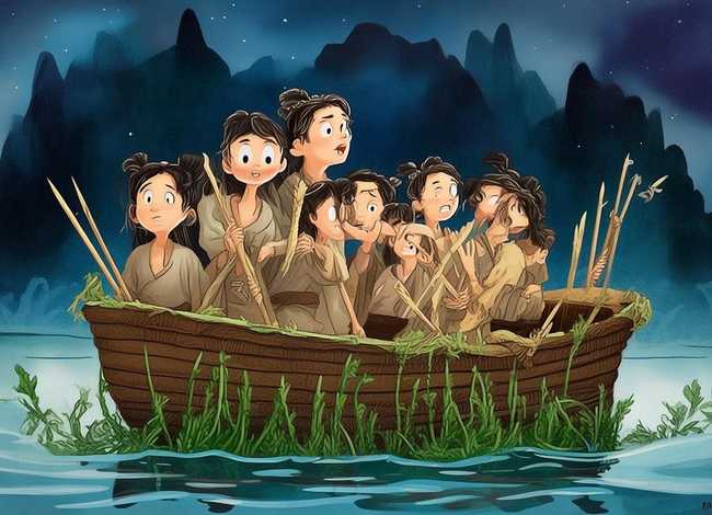 草船借箭儿童故事ppt 草船借箭少儿故事插图