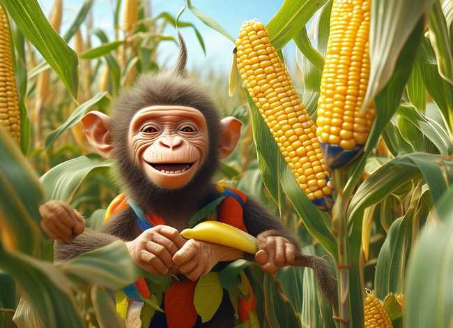 玉米的故事完整版，猴子掰玉米的故事完整版