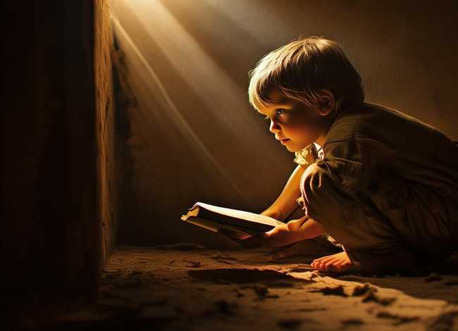 儿童故事凿壁偷光的故事；幼儿故事凿壁偷光