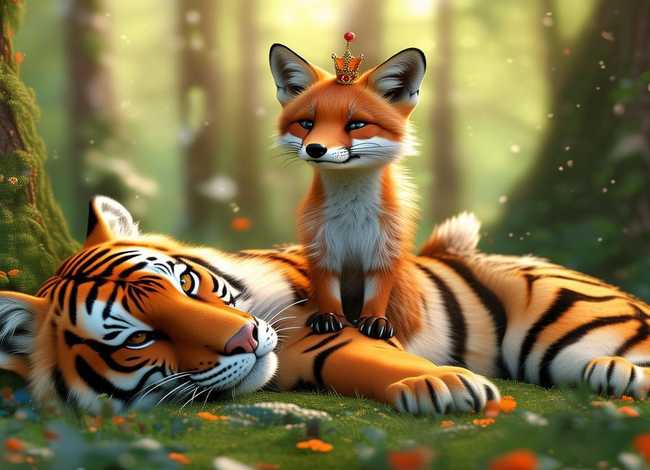 儿童狐假虎威故事配乐 - 狐假虎威故事配什么音乐