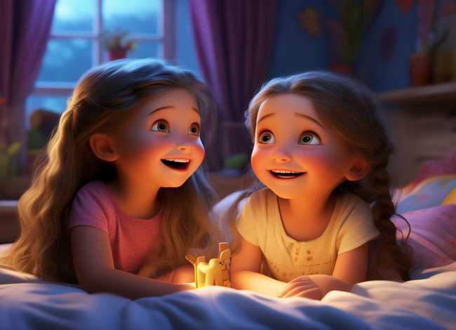 儿童睡前故事妞妞和好朋友，妞妞和牛牛一对好朋友