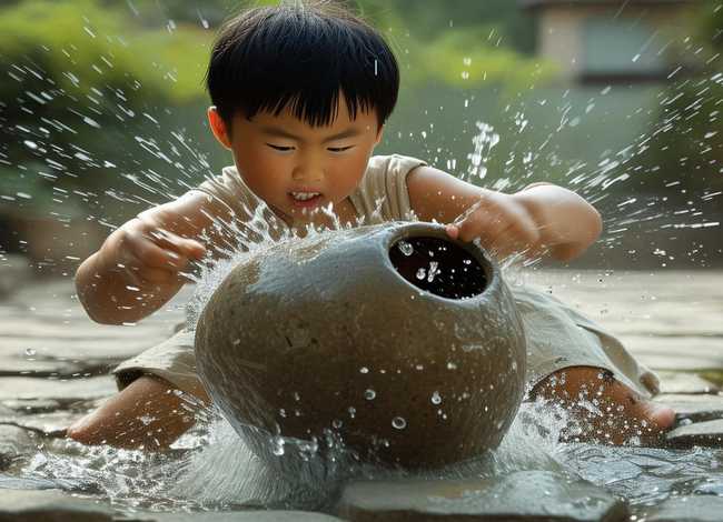 司马光砸缸少儿故事表演；司马光砸缸故事表演视频