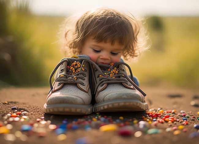 儿童故事鞋子里面的小石子；鞋子里的沙子故事