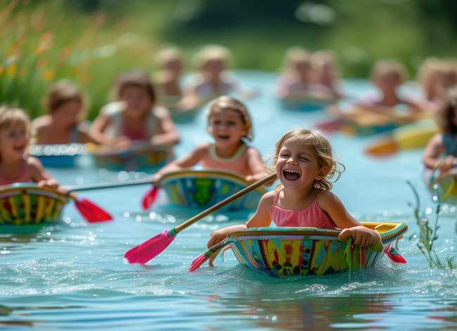 儿童坐小船的故事，坐小船过河的故事