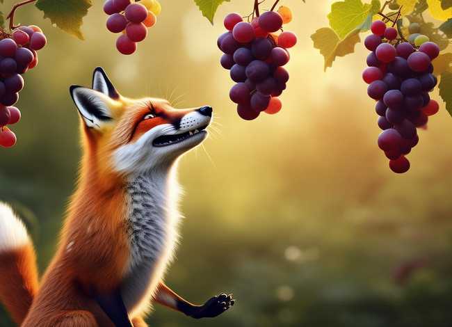 葡萄与狐狸的故事，葡萄与狐狸的故事告诉我们什么道理