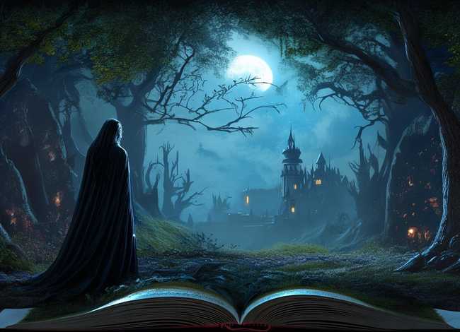 小说故事绘画（小说故事绘画素材）