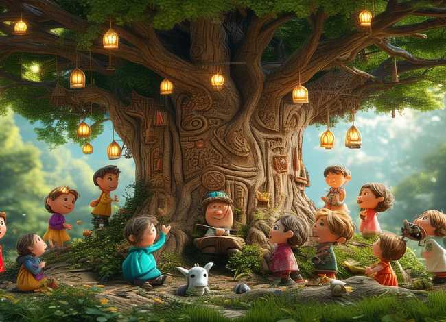 儿童寓言故事绘画，儿童寓言典故