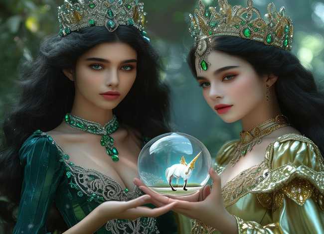 美女和公主的故事；美女和公主的故事视频