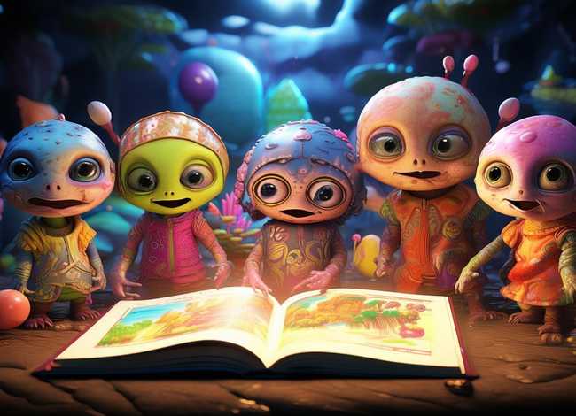 外星人的儿童故事书，外星人的幼儿故事