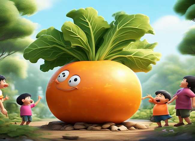 儿童故事大萝卜的故事、大萝卜故事的主要内容