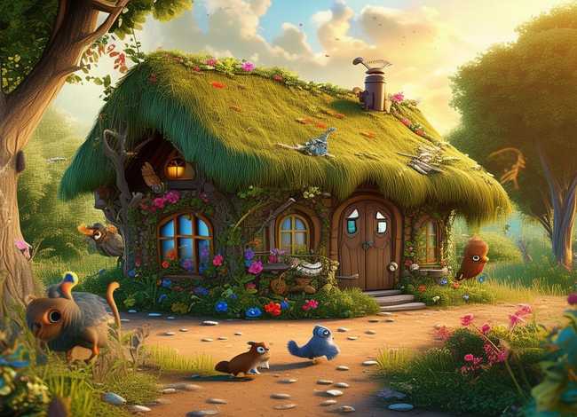 动物房子故事书；动物的房子故事