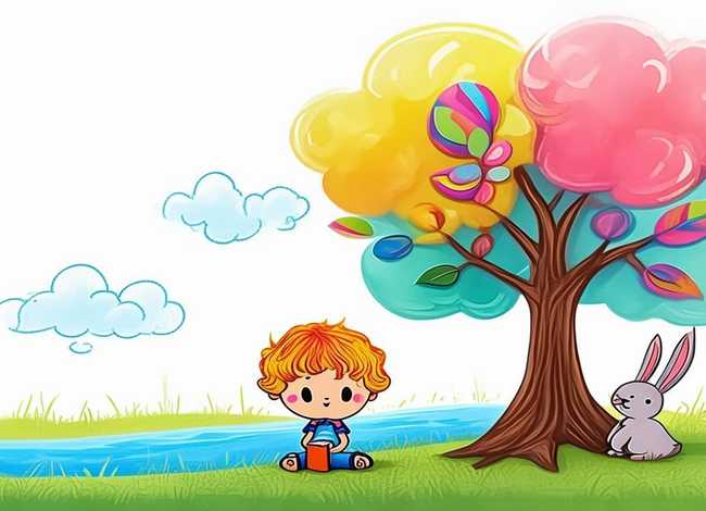 很简单的儿童故事插画（简单的儿童故事绘画）