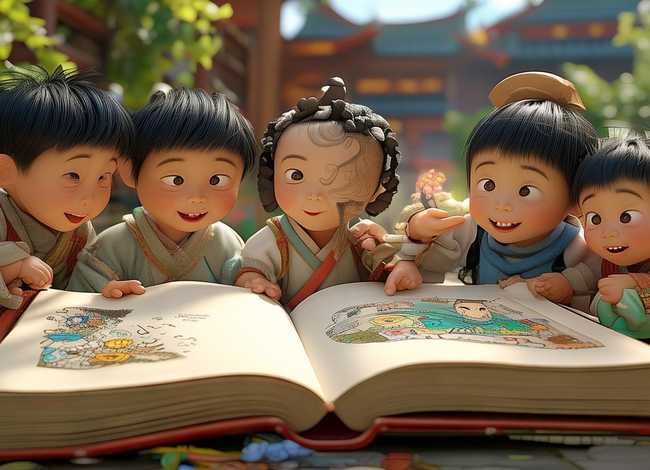 三字经曹操的故事儿童；三字经中曹操的四个儿子