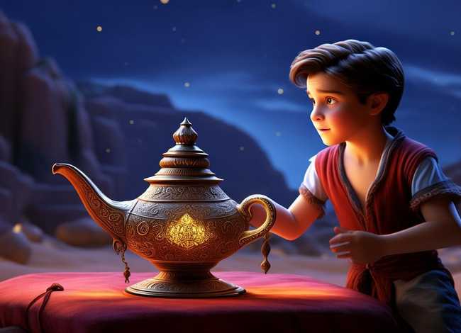 阿拉丁神灯童话故事原文（阿拉丁神灯的故事原文完整版）