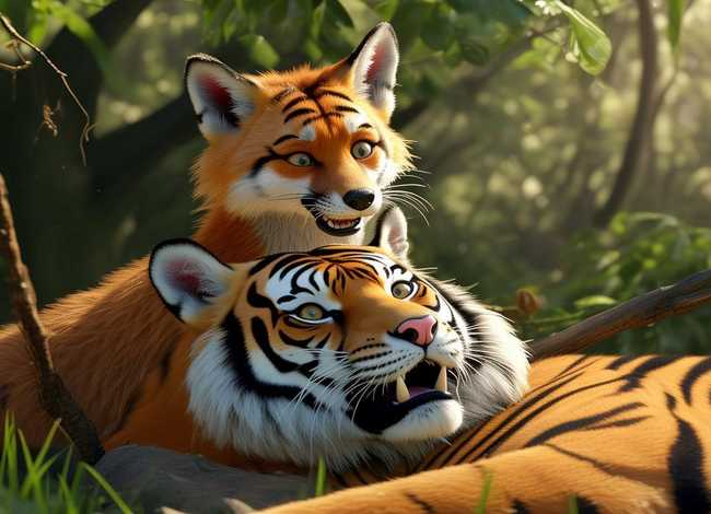 狐假虎威儿童故事二年级上册（二年级上册狐假虎威的故事）