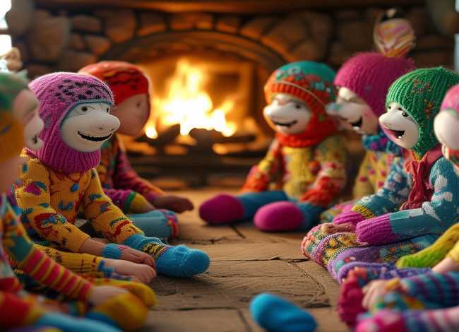 袜子故事儿童袜 - 幼儿园袜子的故事