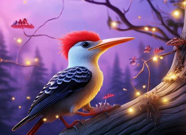 啄木鸟童话故事 - 啄木鸟童话图片