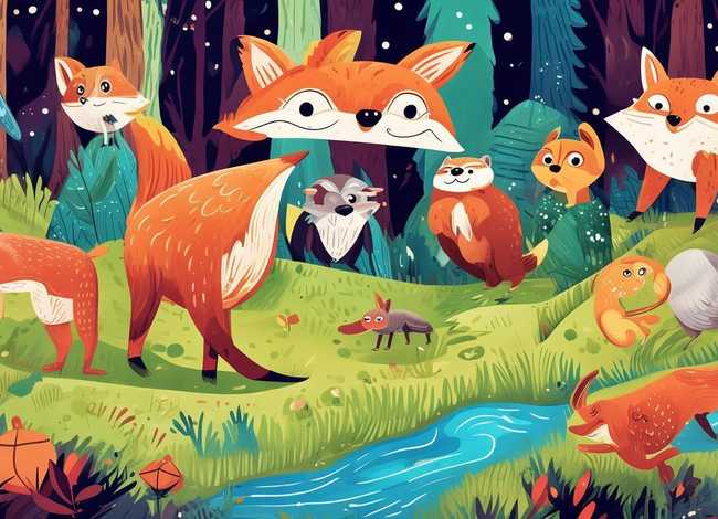 动物故事创编简笔画（动物创编简笔画 故事）