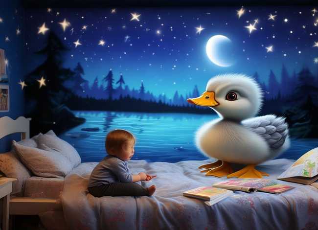 儿童故事大全睡前故事丑小鸭；睡前故事幼儿故事大全丑小鸭