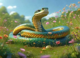 蚯蚓和蟒蛇的儿童故事视频 - 蚯蚓和蟒蛇寓言故事视频